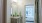 a bathroom with a large mirror